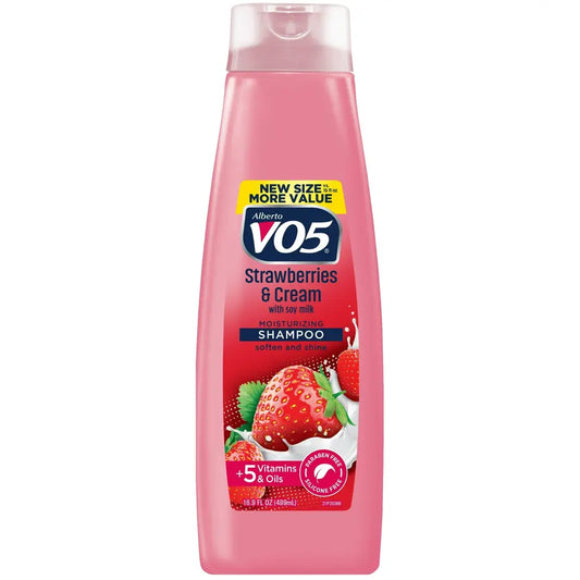 Strawberries & Cream Moisturizing Shampoo with Soy Milk, for All Hair Types, 16.9 Fl Oz