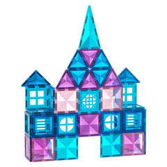 Magnetic Tiles 102PCS, Magnetic Building Blocks Princess Pretend Play Toys Kids
