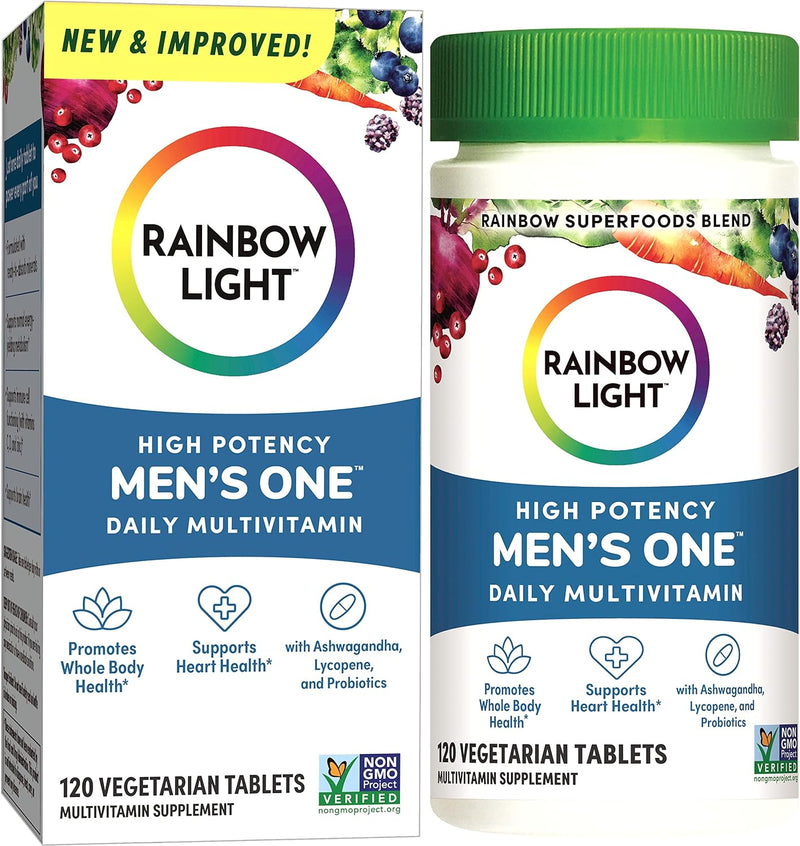 Rainbow Light Mens One Multivitamin, 120 counts