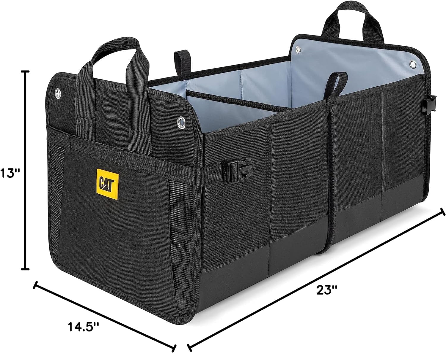 Flextrunk Car Trunk Organizer and Storage - Collapsible Dual-Compartment 14.5"X23"X13"In