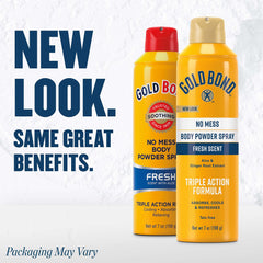 Gold Bond No Mess Talc-Free Body Powder Spray